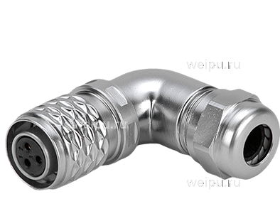картинка Розетка кабельная угловая Weipu SF1214/S4II