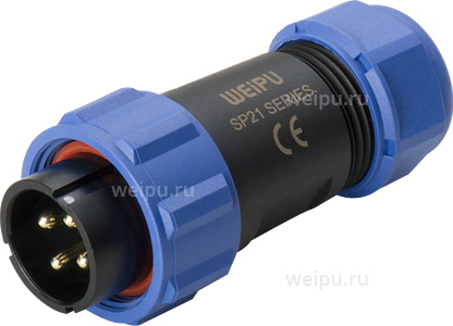 картинка Вилка кабельная Weipu SP2110/P5II1