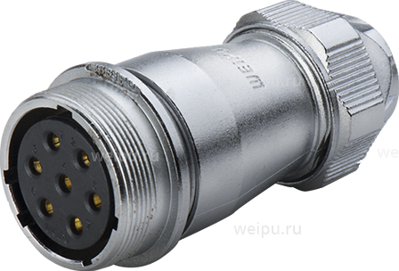 картинка Вилка межкабельная Weipu WF48J20ZE-II2
