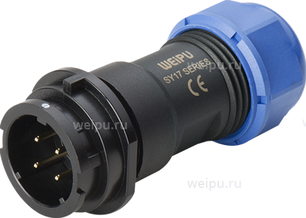 Фото SY1711/P101С Вилка межкабельная Weipu