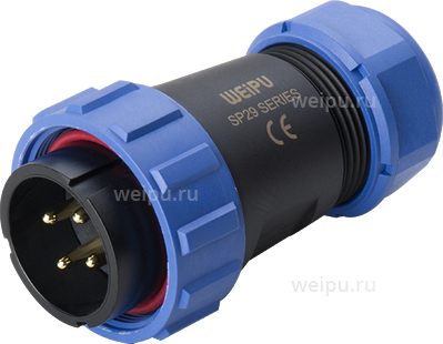 Фото SP2910/P8II2 Вилка кабельная Weipu