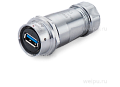 Фото SA2411/SUSB3.0S-2.0M Розетка межкабельная Weipu