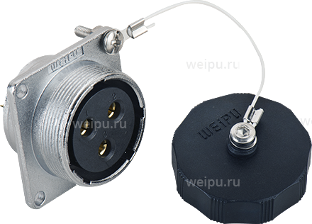 Фото WS20J7Z3 Вилка панельная Weipu