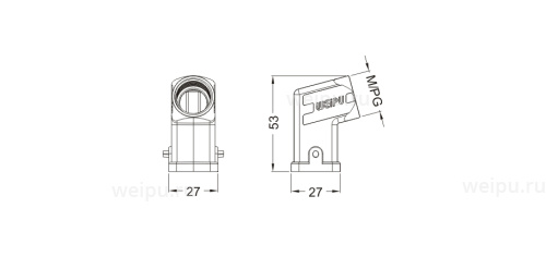 Размеры HA3A-PS-2B-M20