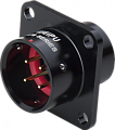 Фото SA1613/P2B3 Вилка на панель с кв. фланцем Weipu