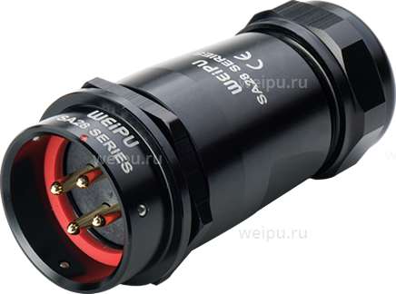Фото SA2811/P19IS3 Вилка межкабельная Weipu