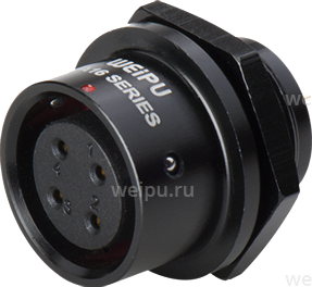 Фото SA1612/S4R3 Розетка на панель, крепление гайкой Weipu