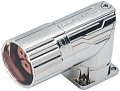 Фото M23QDK6ZL розетка панельная с кв. фланцем угловая Weipu
