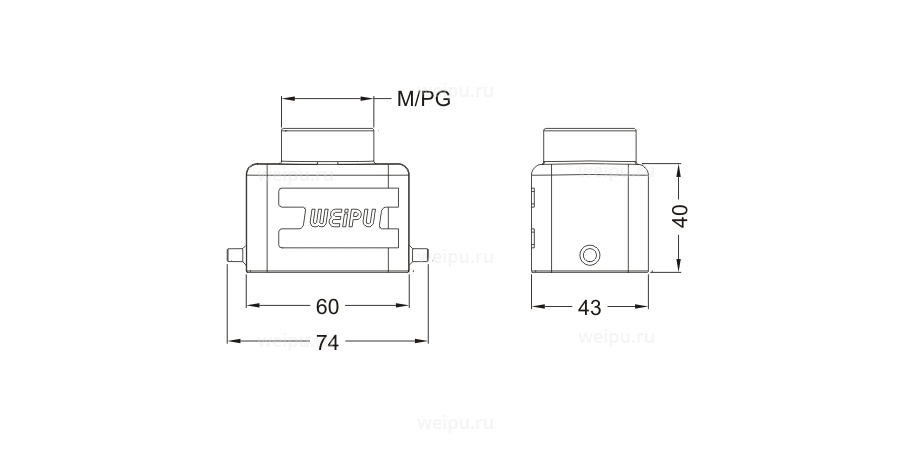 Фото HA6B-PT-2B-M20  Weipu