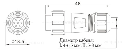 Размеры SP1310/S9IIN