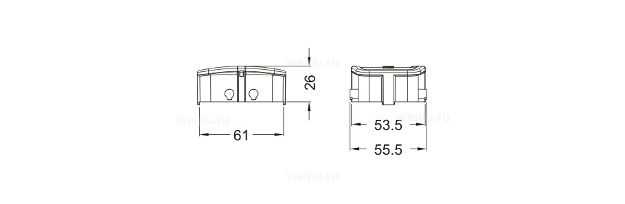 Размеры HB6B-CV-4B