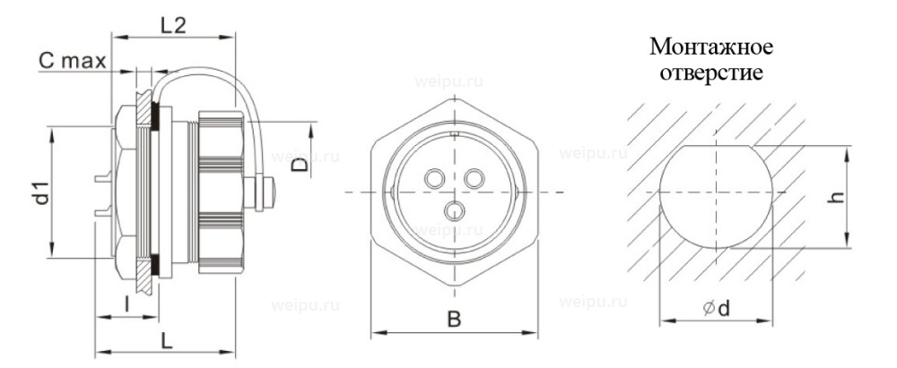 Размеры WS28K12ZM1