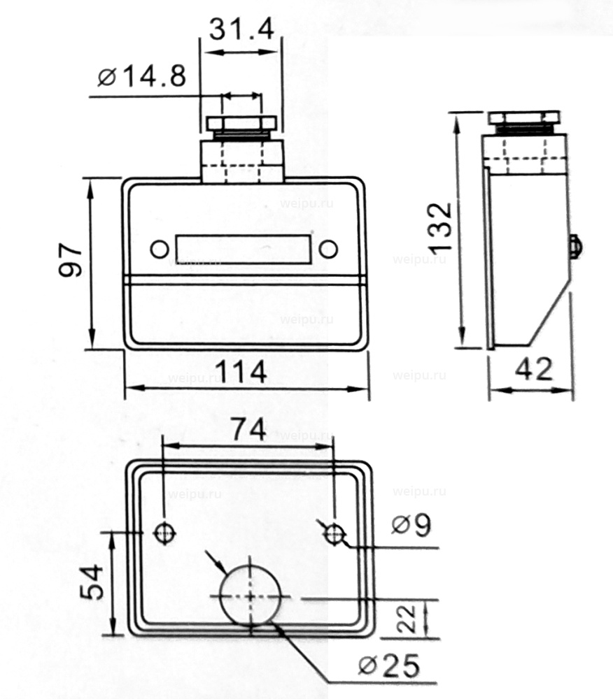 Размеры TYP6006