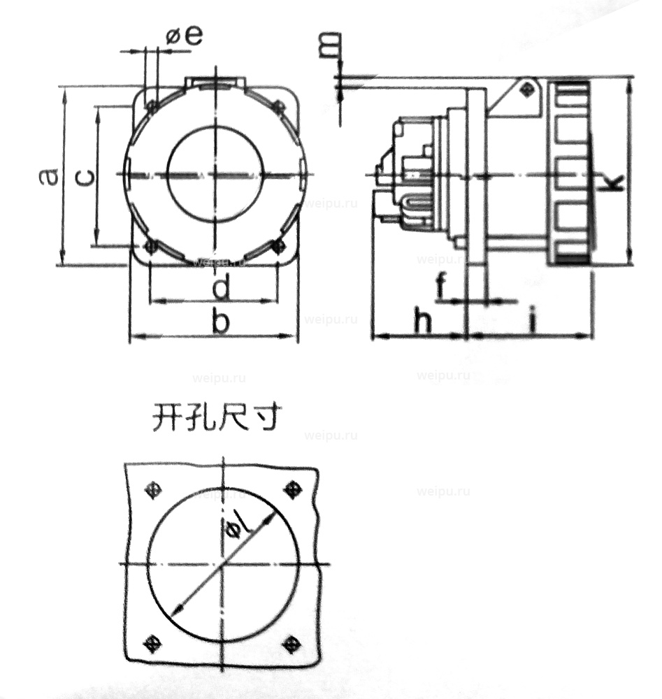 Размеры TYP5924