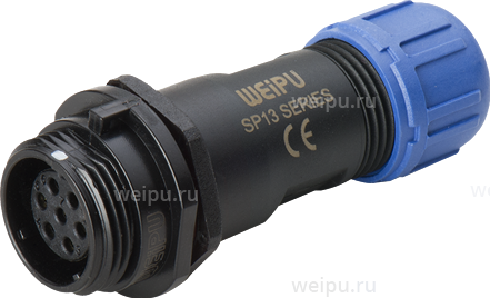 Фото SP1311/S9IC Розетка межкабельная Weipu