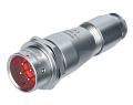 Фото SF1611S/P4II-3 Вилка межкабельная с зажимом и защитой от перегиба Weipu