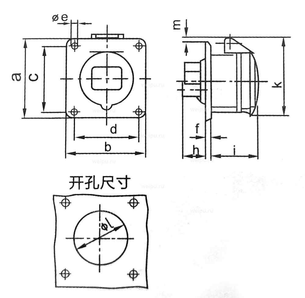 Размеры TYPR5601