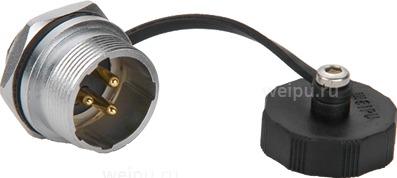 Фото WS20J4ZM2 Вилка панельная Weipu