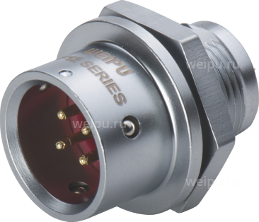 Фото SF1212/P9 Вилка на панель, крепление гайкой Weipu