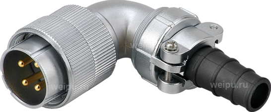 Фото WF16K7TV1 Розетка кабельная угловая Weipu