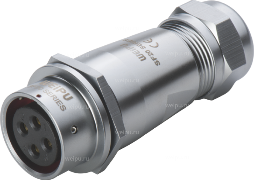 Фото SF2011/S5II1 Розетка межкабельная Weipu