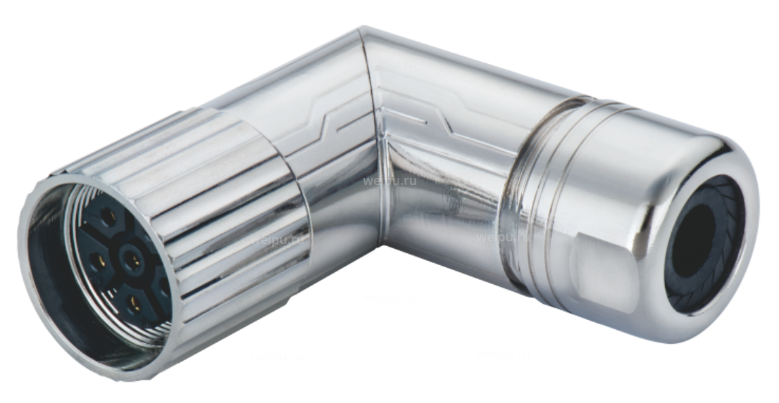 Фото M23XDK6TLII Розетка кабельная угловая Weipu