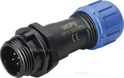 Фото SP1111/P4IIC Вилка межкабельная Weipu