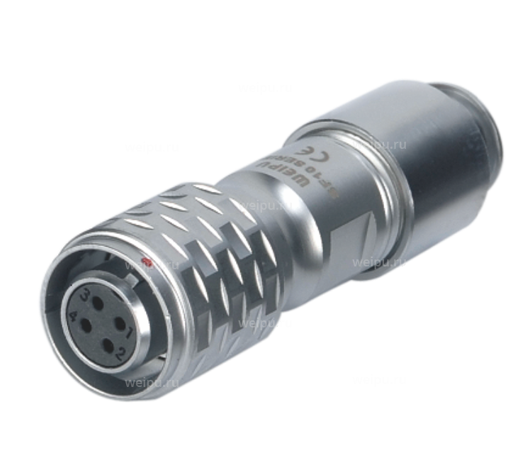 Фото SF1010S/S3II Розетка кабельная с зажимом и защитой от перегиба Weipu