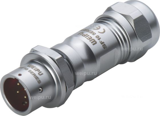 Фото SF1011/P2II Вилка межкабельная Weipu