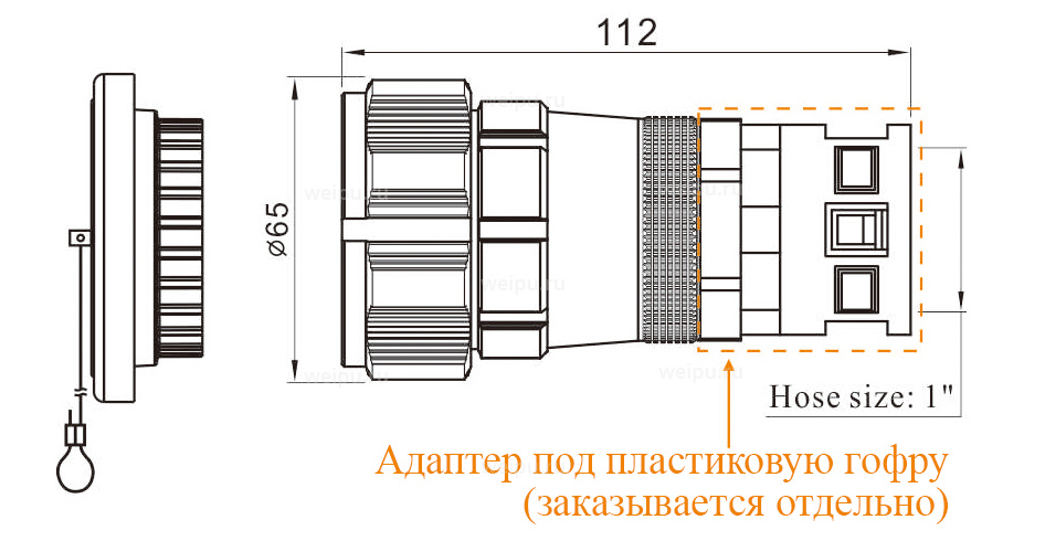 Размеры WL52J19ADI