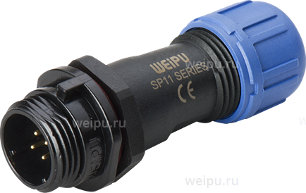картинка Вилка межкабельная Weipu SP1111/P3C
