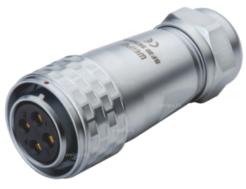 Фото SF2010/S6BII1-PT Розетка кабельная Weipu