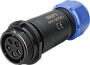 Фото SP2111/S9I1C Розетка межкабельная Weipu
