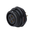 Фото SP2112/S81C Розетка на панель, крепление гайкой Weipu