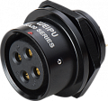 Фото SA2012/S4L3 Розетка на панель, крепление гайкой Weipu