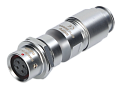 Фото SF1211S/S3II Розетка межкабельная с зажимом и защитой от перегиба Weipu
