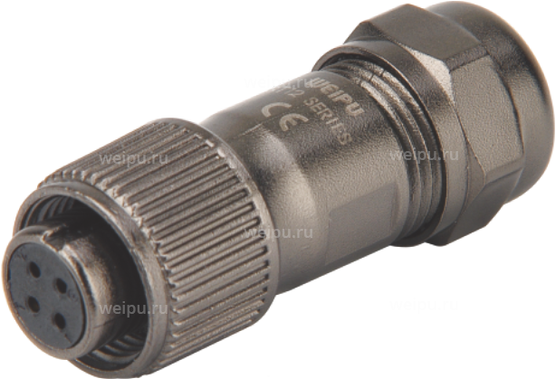 Фото ST1210/S6-PT Розетка кабельная экран. Weipu