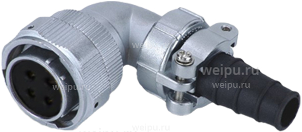 Фото WY24K2TV2 Розетка кабельная угловая Weipu