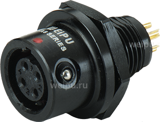 Фото SA612/S4B Розетка панельная Weipu