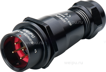 Фото SA1611/P3BIB1 Вилка межкабельная Weipu