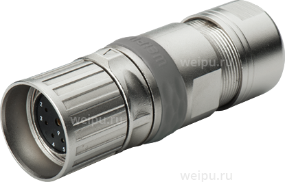 Фото M23SK17TKSIIIH Розетка кабельная экран. Weipu