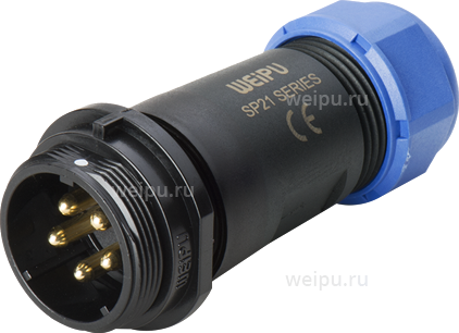 Фото SP2111/P2I3C Вилка межкабельная Weipu