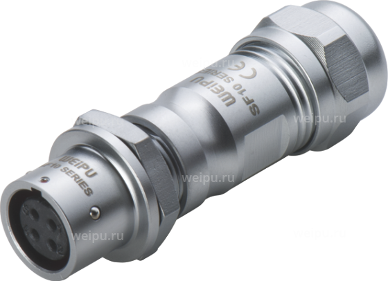 Фото SF1011/S5II-PT Розетка межкабельная Weipu
