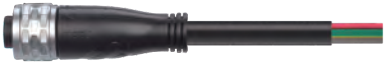 Фото M12K08ATP-C-3PVC-24A-BK Кабельная сборка Weipu