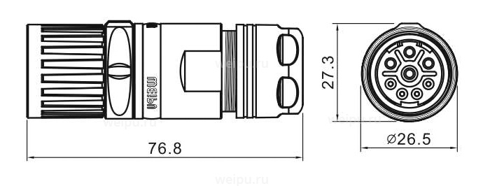 Размеры M23DK6TKUIIGN