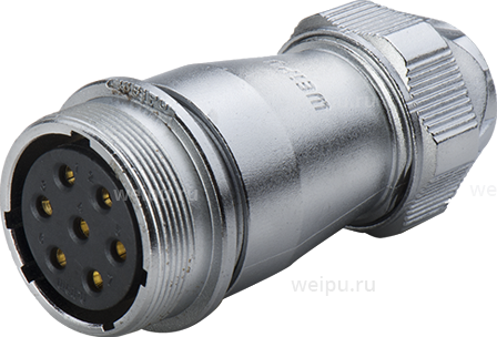 Фото WF48J27ZE-I1 Вилка межкабельная Weipu