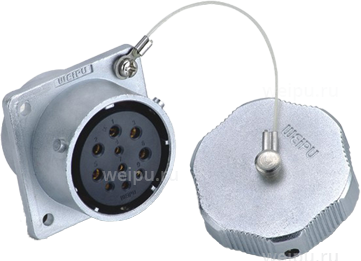 Фото WY28K35Z1 Розетка панельная Weipu