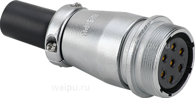 Фото WS28K26ZQ1 Розетка межкабельная Weipu