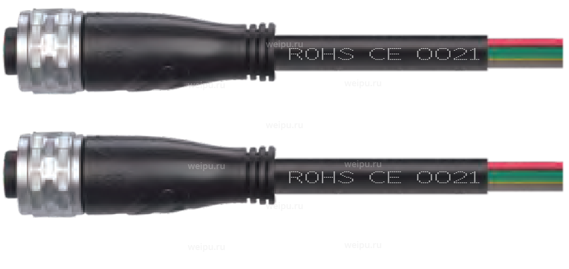 Фото M12K08ATP-C/K08ATP-C-3PVC-24A-BK Кабельная сборка Weipu