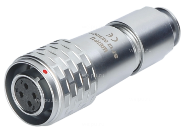 Фото SF1210S/S7I Розетка кабельная с зажимом и защитой от перегиба Weipu